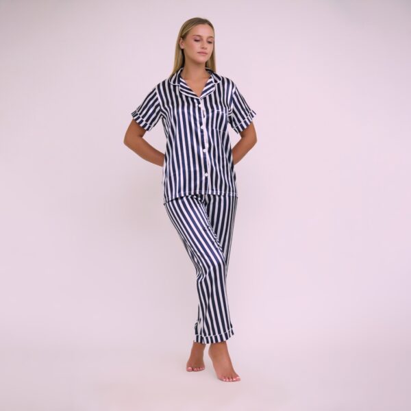Striped T-shirt & pants pyjama - Image 4