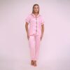 Striped T-shirt & pants pyjama - Image 3
