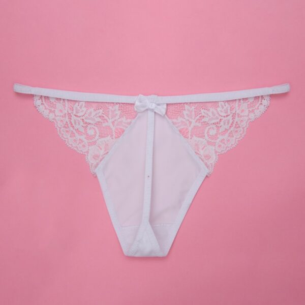 Microfiber G-String With Lace - Image 6
