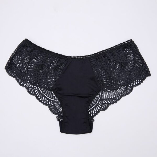 Microfiber Panty with Full Lace at Back - Image 3