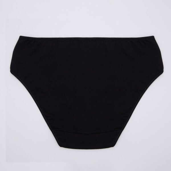 Medium Waist Cotton Bikini Panty With Lace Side Panels - Image 6