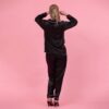 Satin  Long Sleeve Pyjama - Image 4
