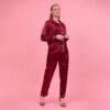 Satin  Long Sleeve Pyjama - Image 8