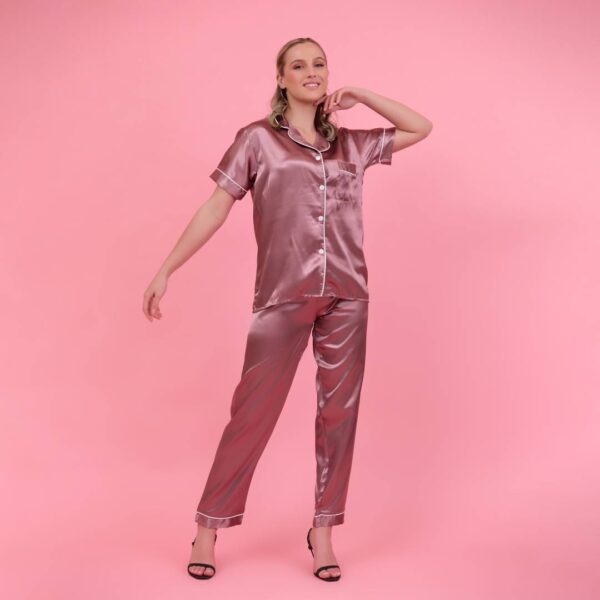 Satin T-shirt & Short Pyjama - Image 8