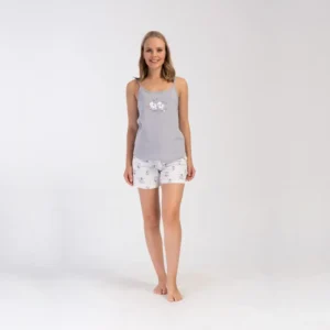 Cute Cat Print PJ Set