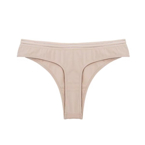 Cotton Elastic Band Thong - Image 3