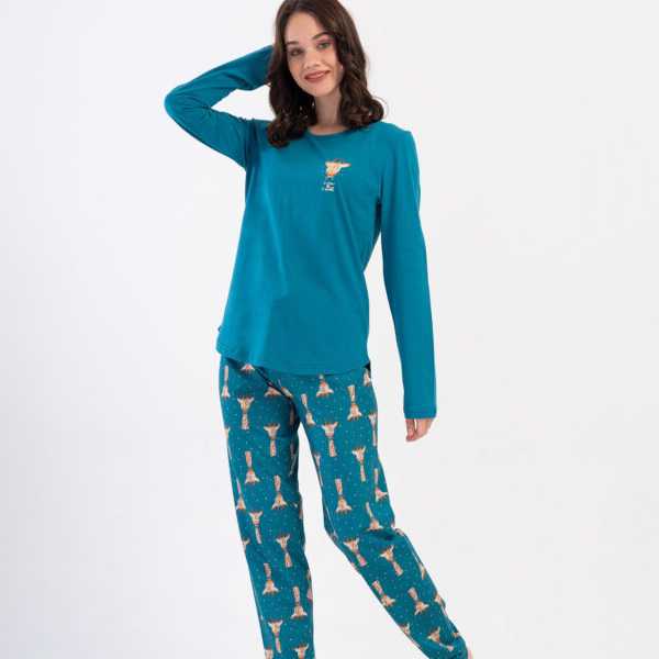 Giraffe Print Pyjama Set