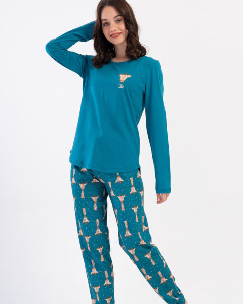 Giraffe Print Pyjama Set