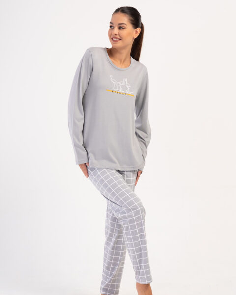 Flamingo Print Pajama Set