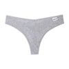 Cotton Ribbed Thong - Image 3