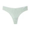 Cotton Ribbed Thong - Image 4