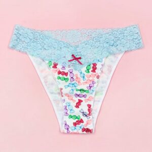 Lace-Waist Cotton Panty
