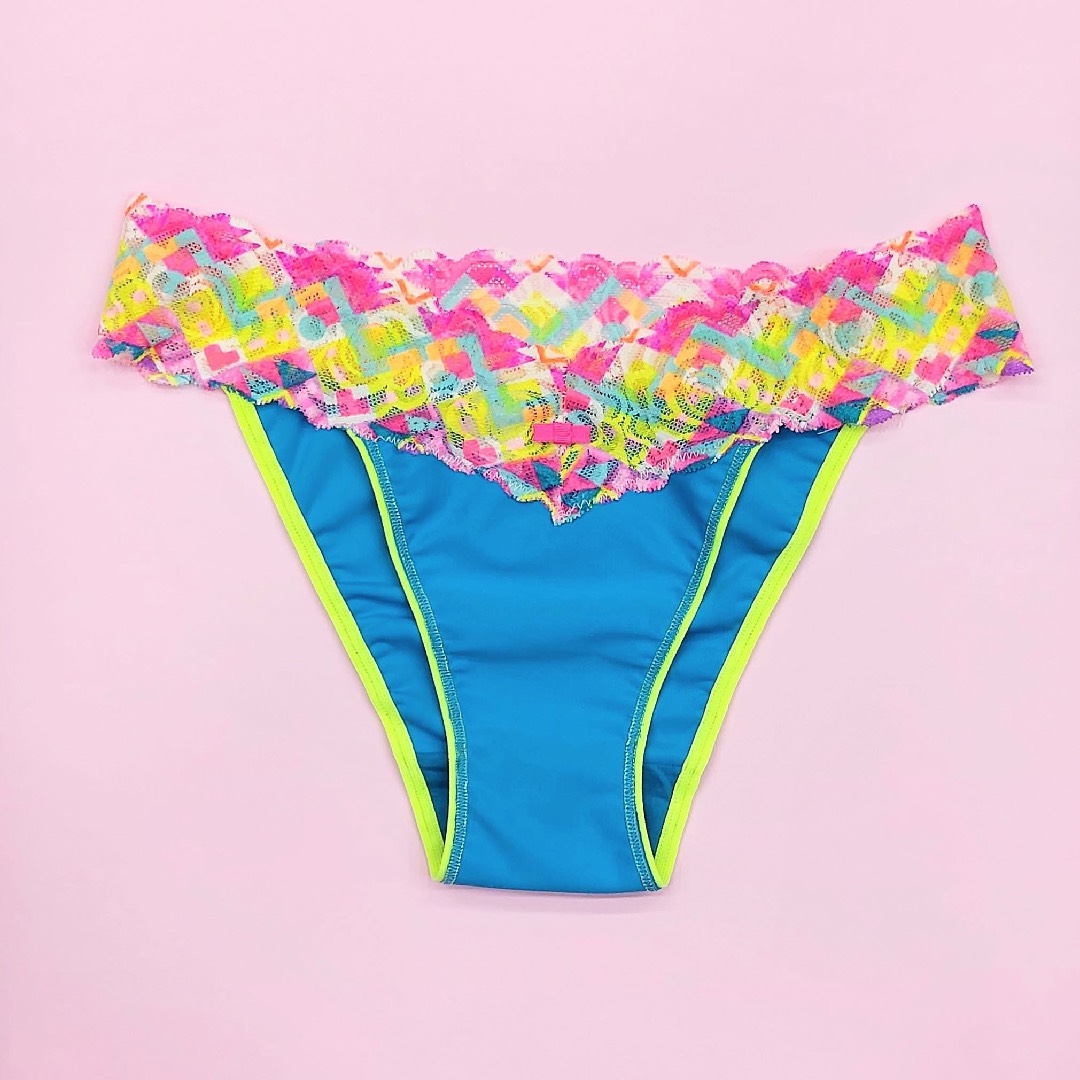 Lace-Waist Microfiber Panty