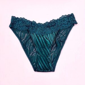 Zebra Pattern Satin Panty