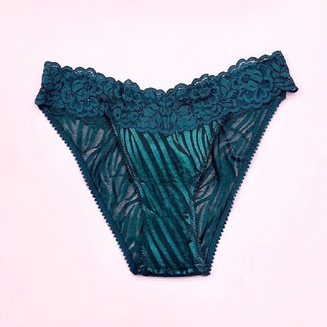 Zebra Pattern Satin Panty