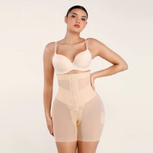 High-Waisted Body Shaper Shorts