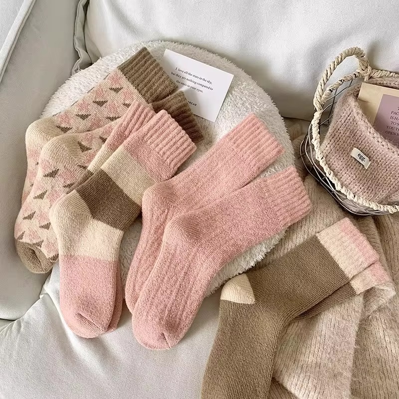 Cozy Winter Knit Socks