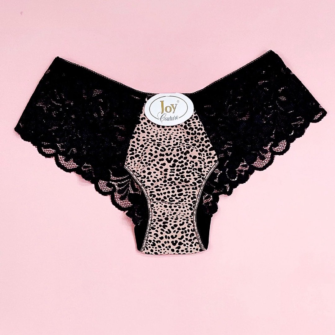 7911_Skin-14.jpg Microfiber Meets Lace Panty - Image 1
