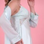 Satin Dress & Tulle Robe - Image 12