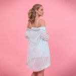 Satin Dress & Tulle Robe - Image 13