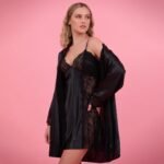 Satin Dress & Robe