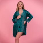 Satin Dress & Robe - Image 8