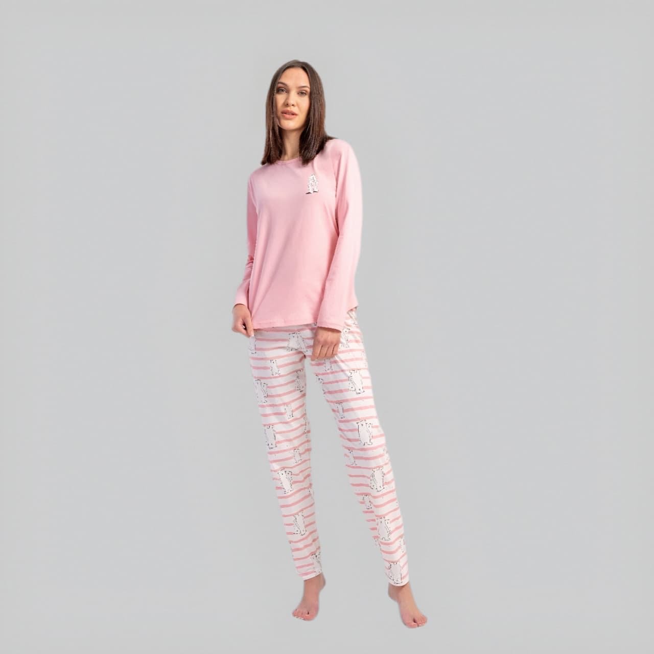 image00001-2-4-1.jpeg Polar Bear Print PJ Set - Image 1