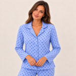 Blue Star Cotton Pyjama Set - Image 2